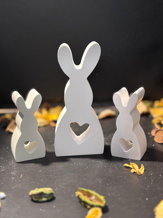 Hasen-Set aus Raysin – 1 großer & 1 kleiner Hasen